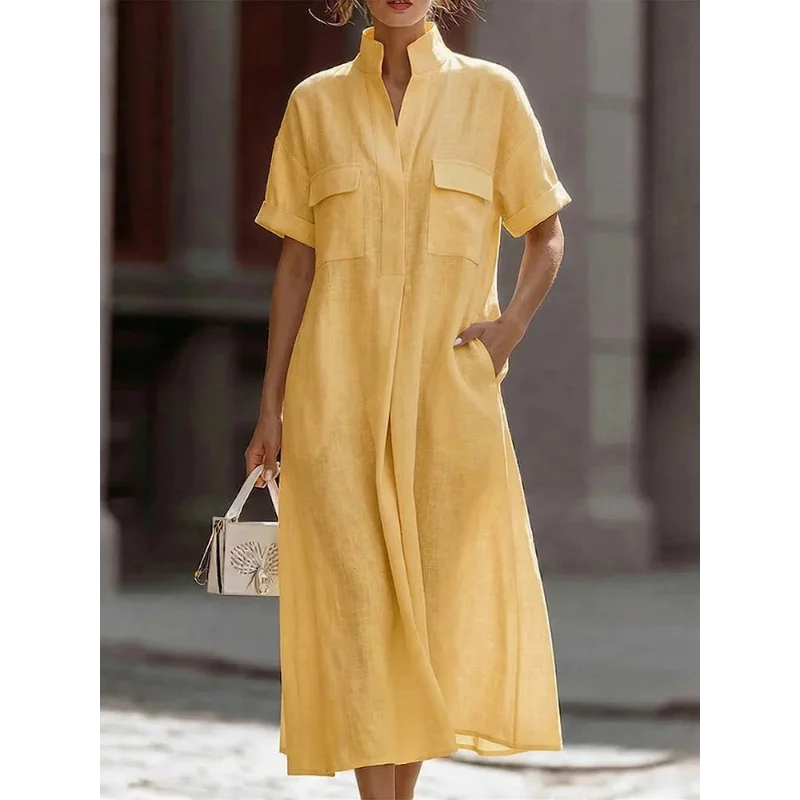 Gracia Loose Shirt Dress