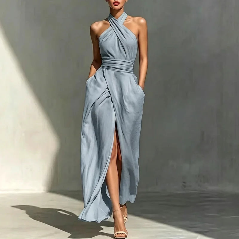 Vivienne Halter Maxi Dress