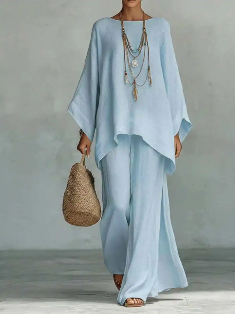 Serena Linen Two Piece Set