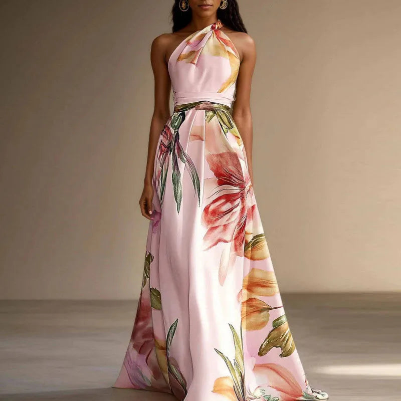 Verona Floral Wedding Guest Maxi Dress