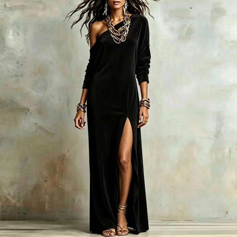 Celeste Off Shoulder Maxi Dress