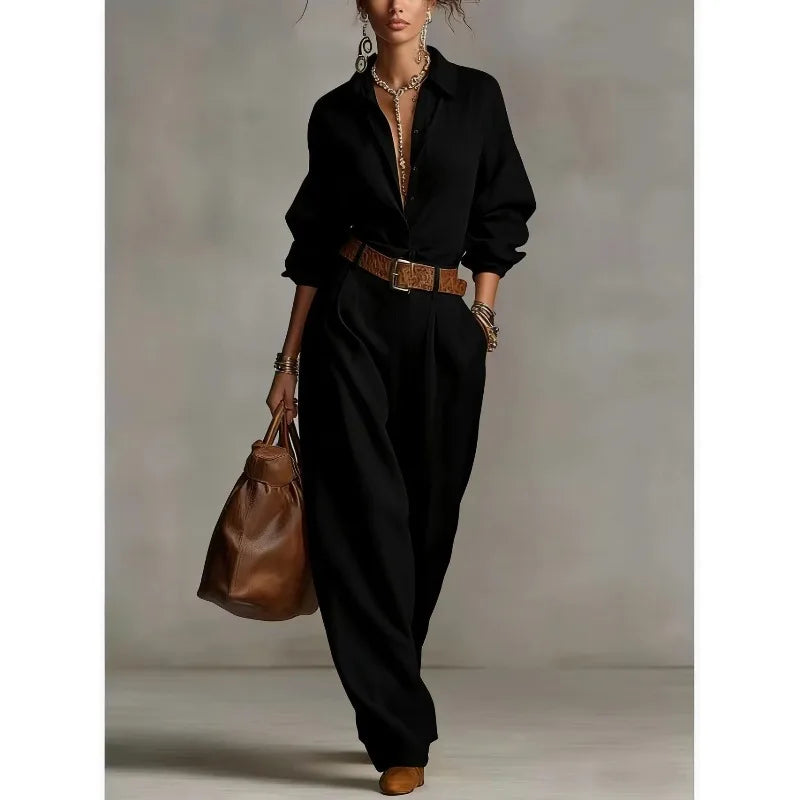Avleena Button Down Lounge Set