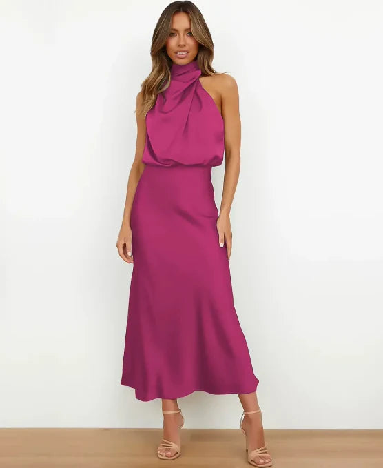 Fiona Elegant Midi Dress