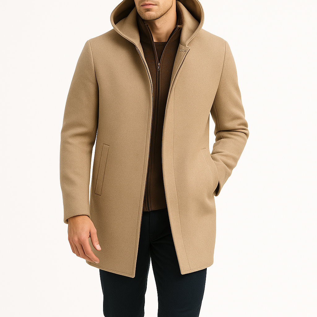 Jacob Men Hooded Winter Overcoat