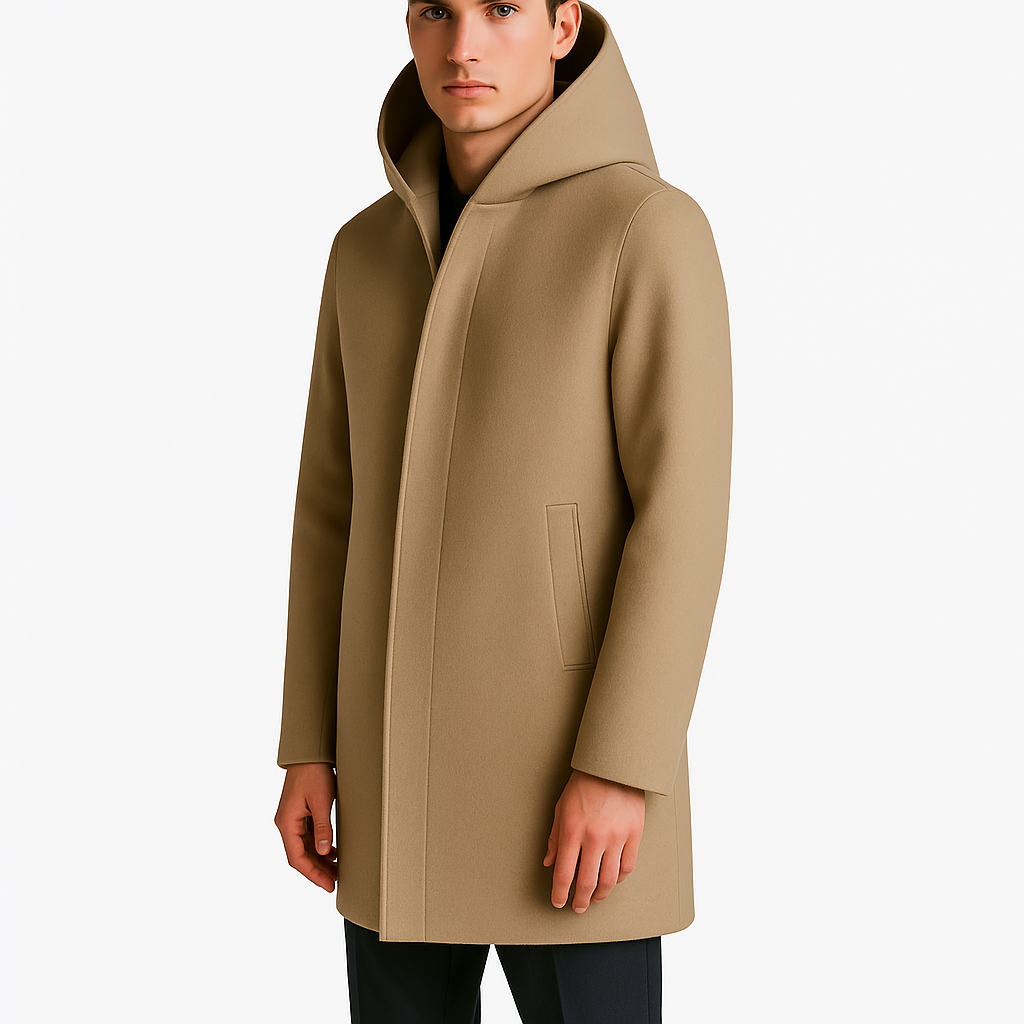 Jacob Men Hooded Winter Overcoat