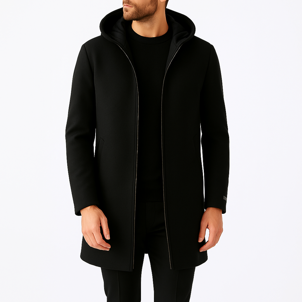 Jacob Men Hooded Winter Overcoat