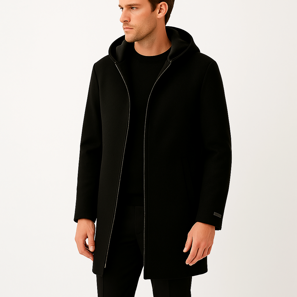 Jacob Men Hooded Winter Overcoat