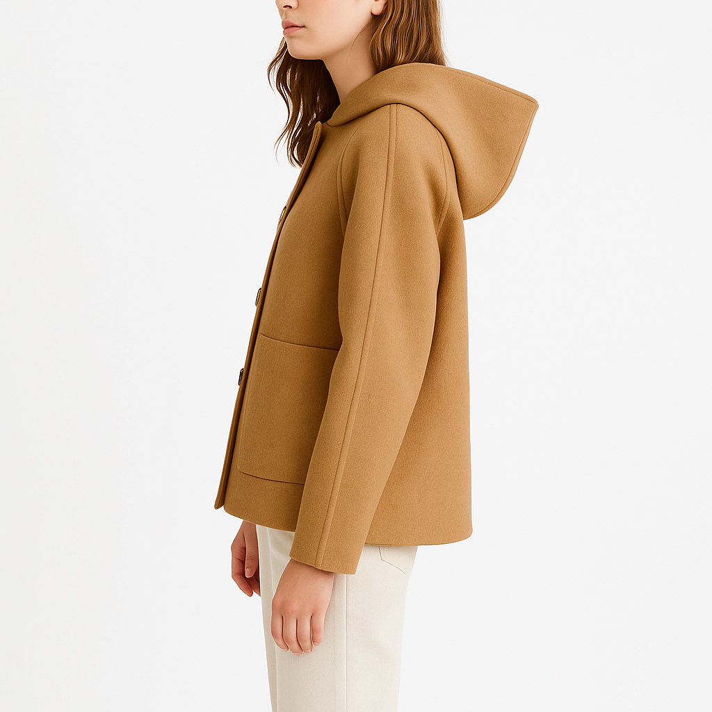 Aubrey Women Classic Winter Button Up Jacket