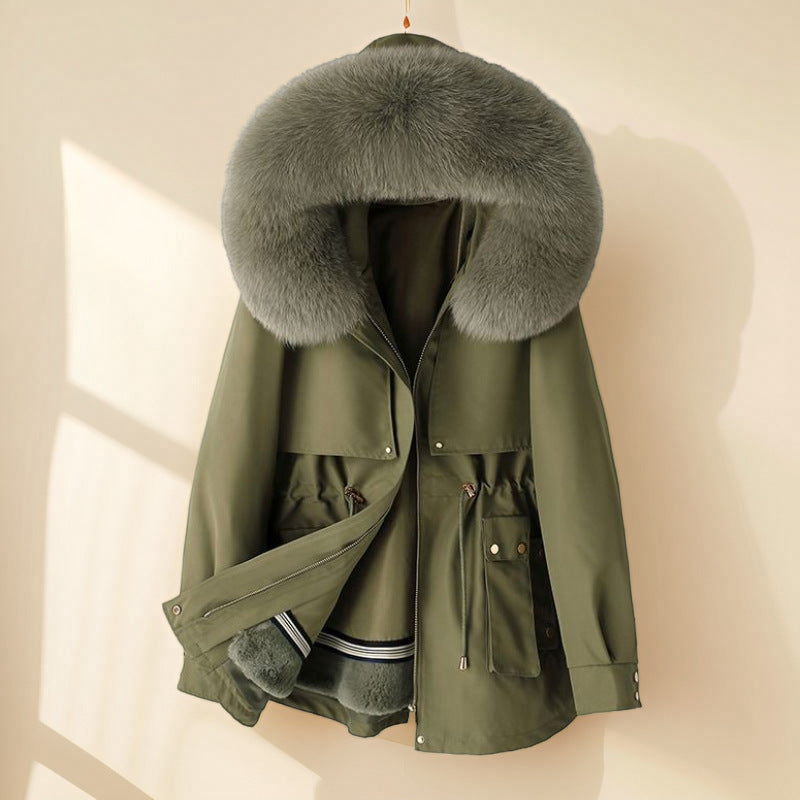 Lexsus Women's Parka Fur Coat