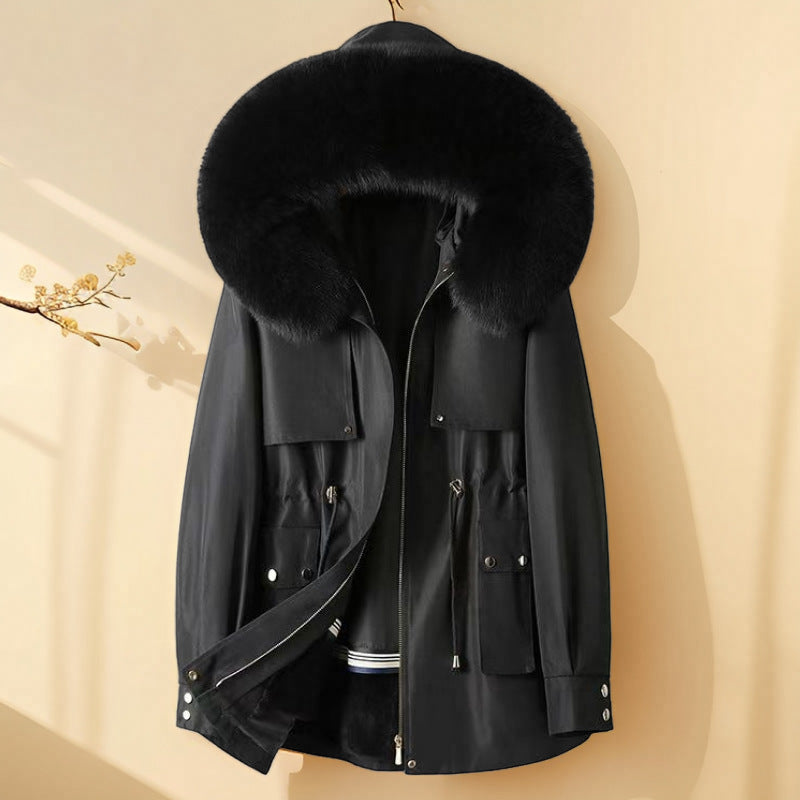 Lexsus Women's Parka Fur Coat