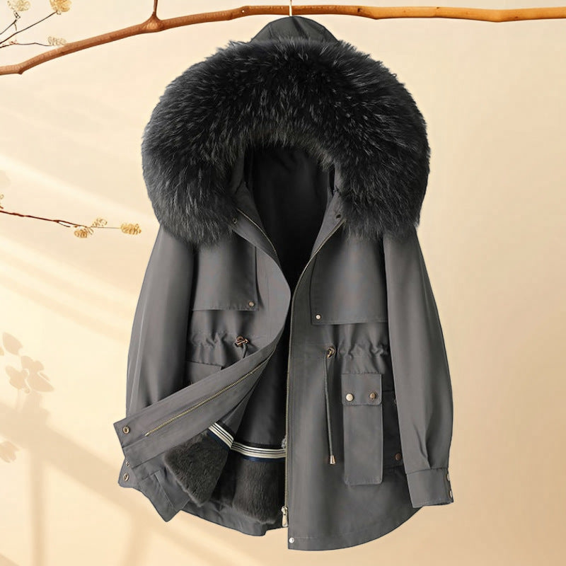 Lexsus Women's Parka Fur Coat