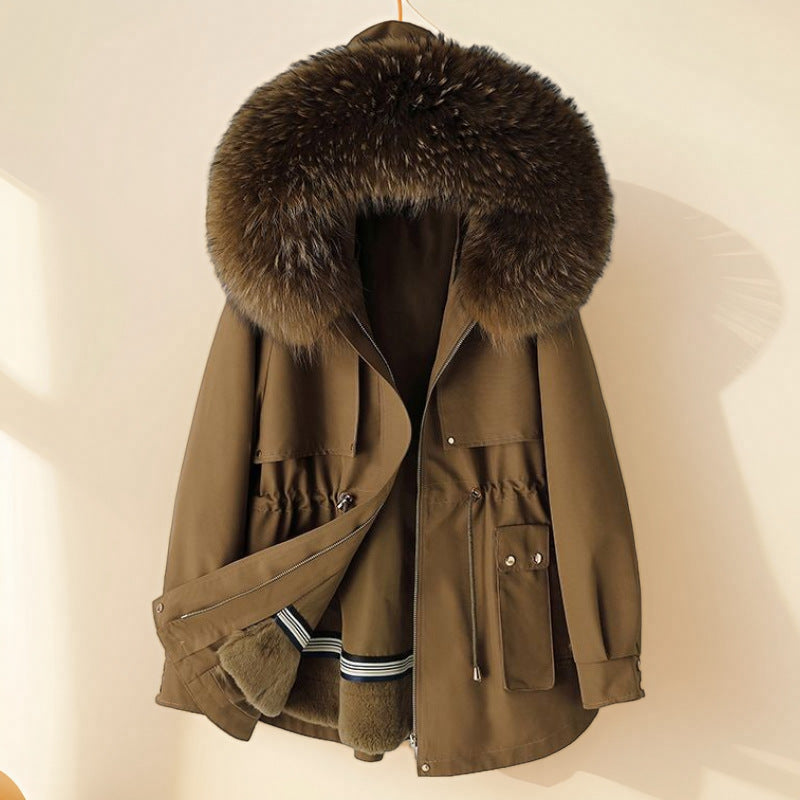 Lexsus Women's Parka Fur Coat