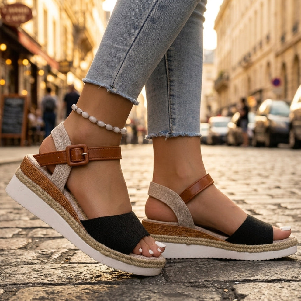 Alice Platform Wedge Sandals