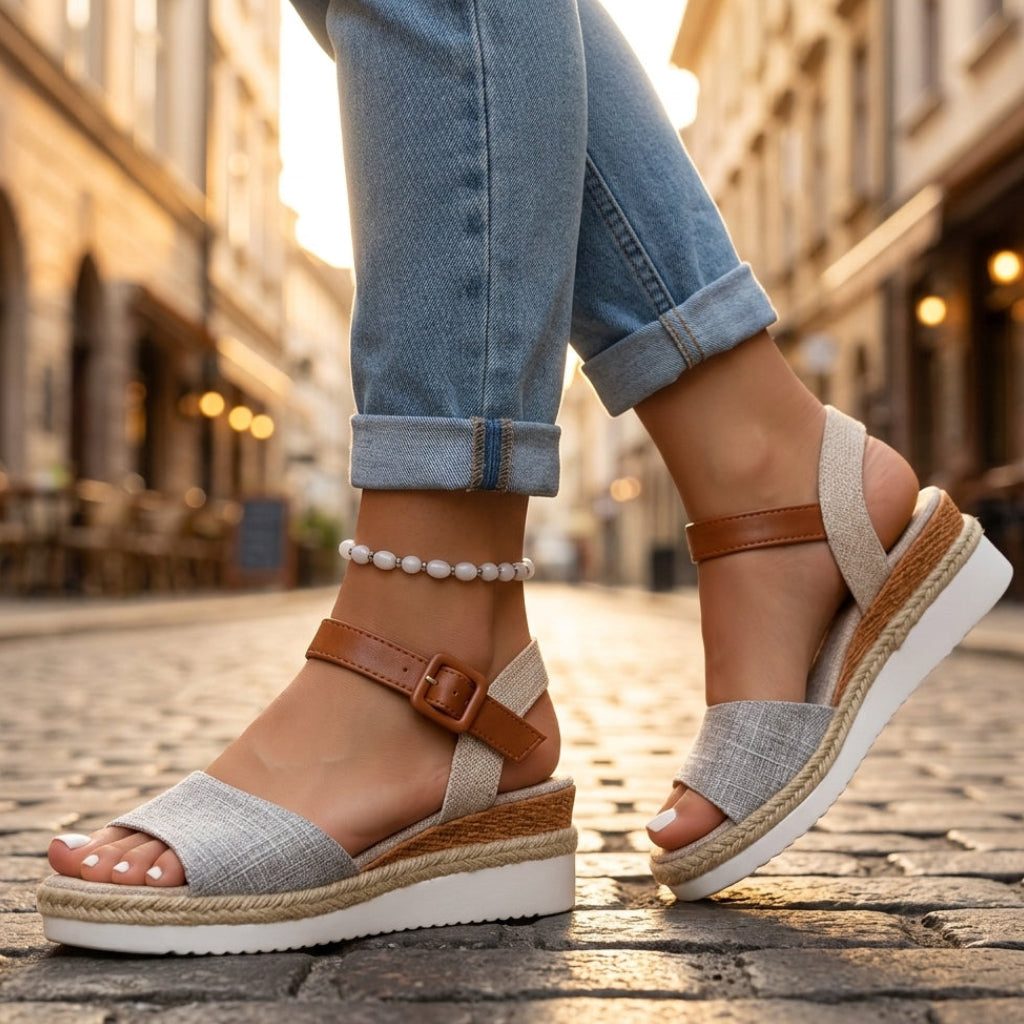 Alice Platform Wedge Sandals