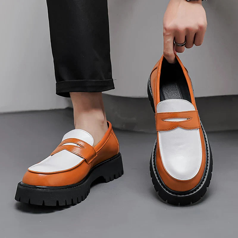 Leo Leather Penny Loafers