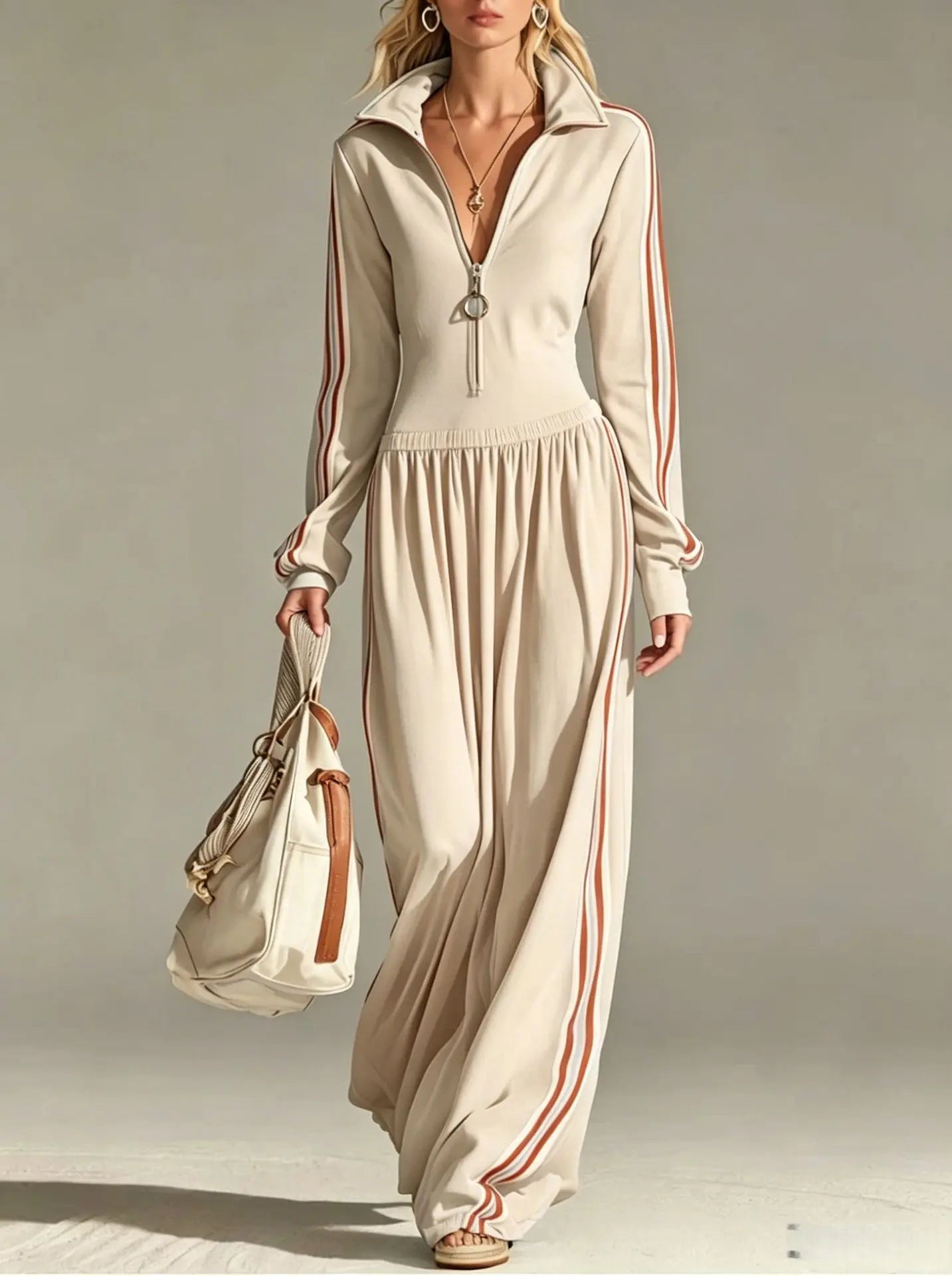 Eloise Activewear Stripe Jumpsuit