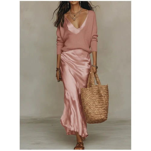 Adele Silk Skirt Set