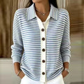 Orlinda Striped Knit Cardigan