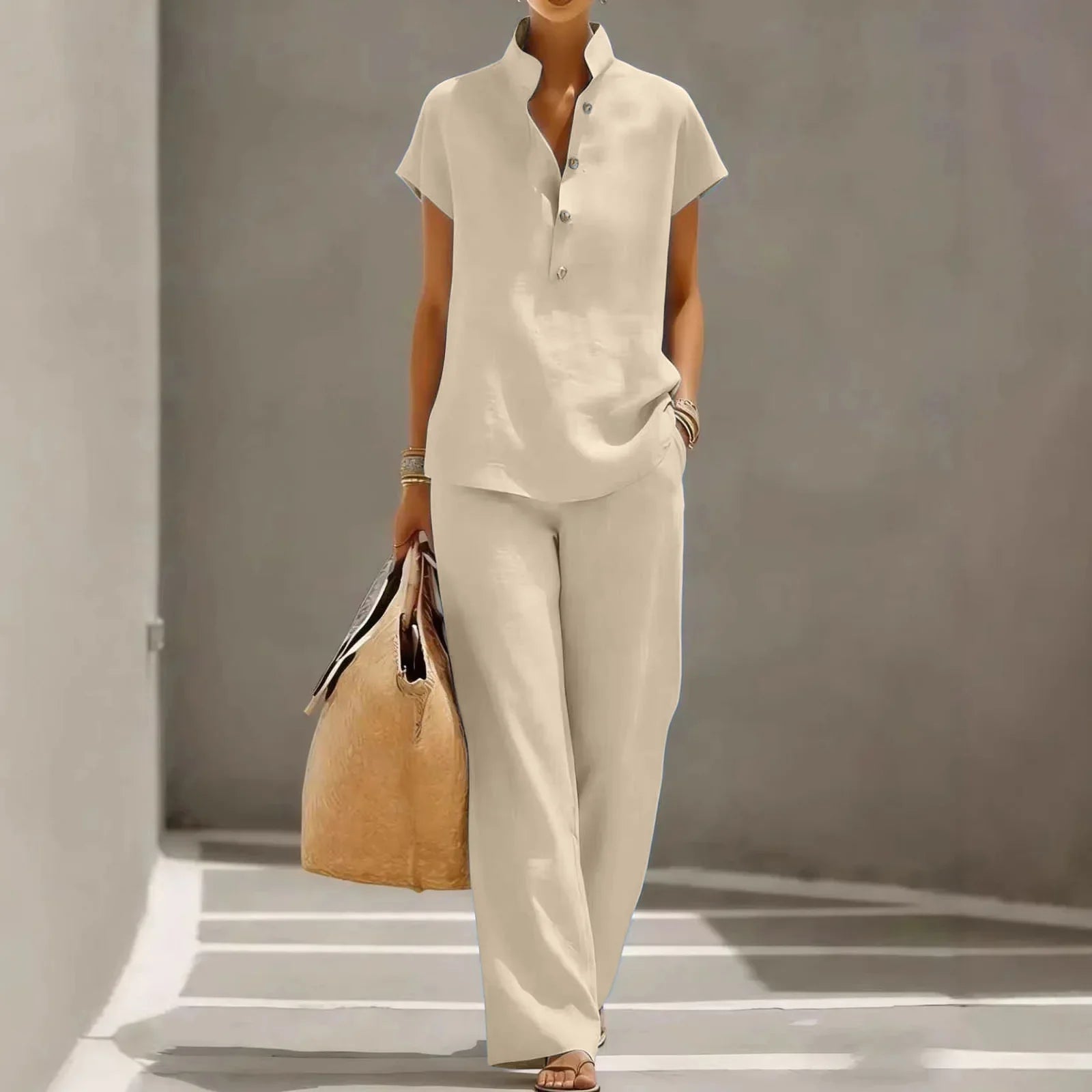 Nikkie Breathable Linen Matching Set