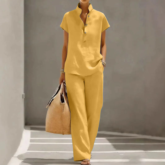 Nikkie Breathable Linen Matching Set