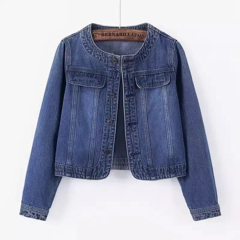 Yasmin Cropped Denim Jacket