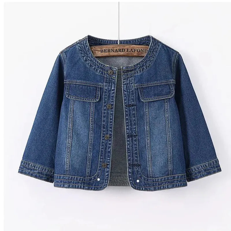 Yasmin Cropped Denim Jacket