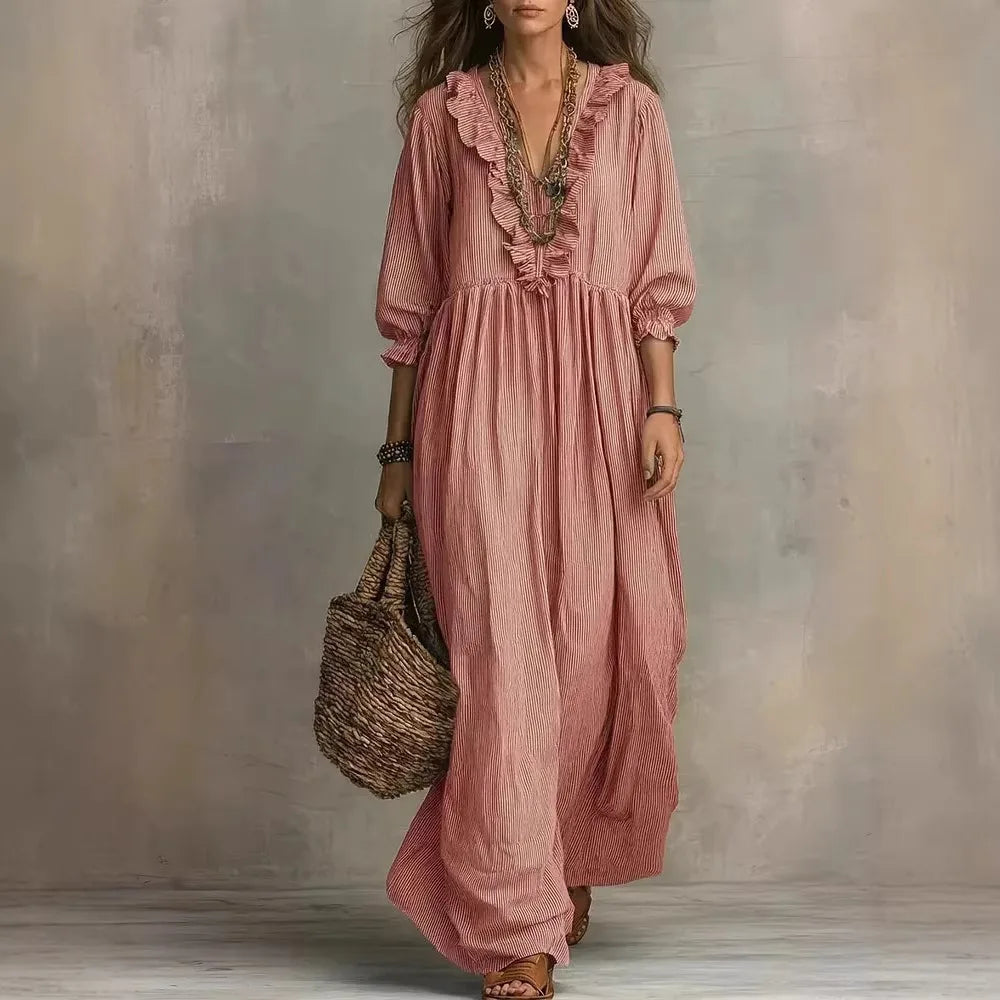 Liora Ruffle Maxi Dress