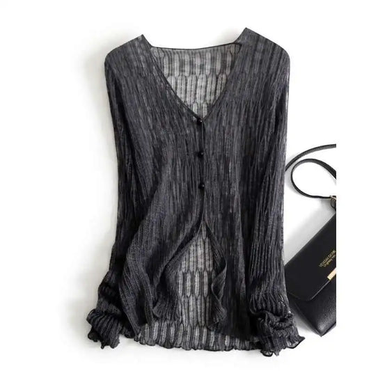 Dana Button Front Knit Cardigan