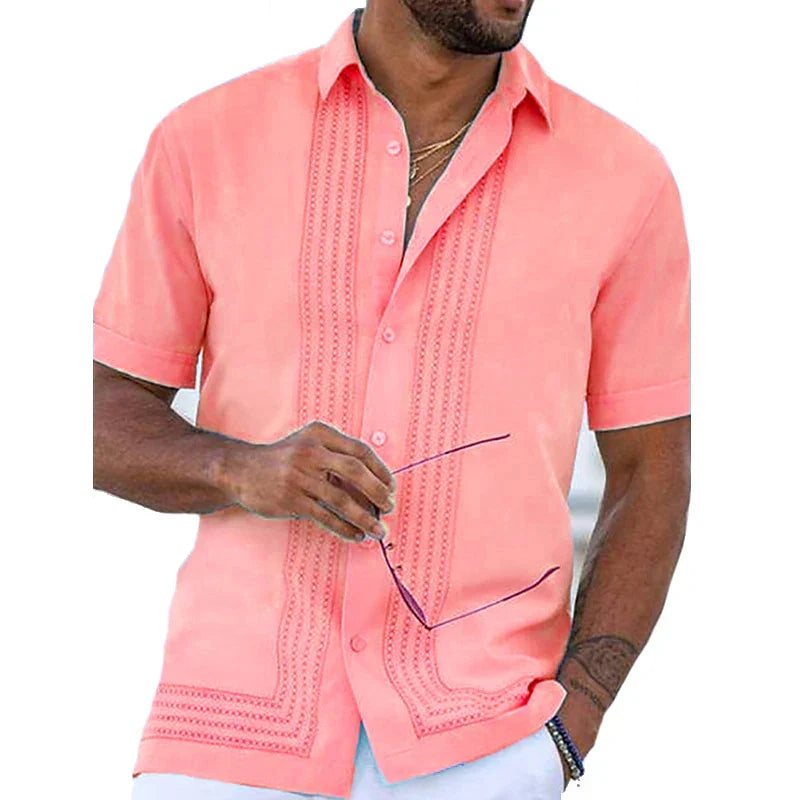 Hendrix Embroidered Button Down Shirt