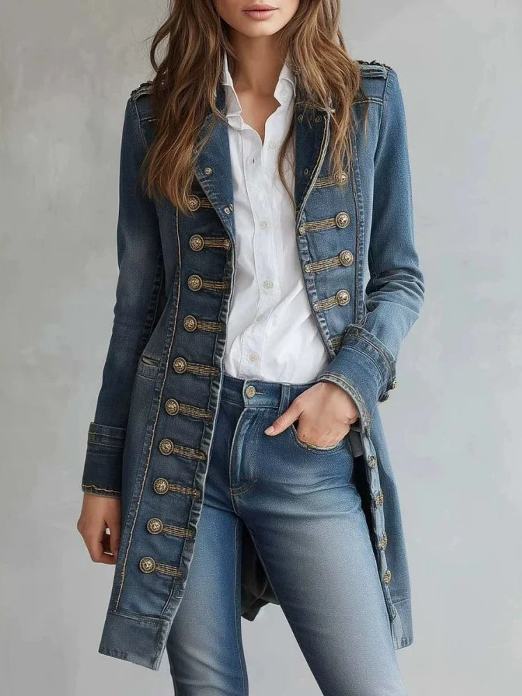 Jenna Denim Trench Coat
