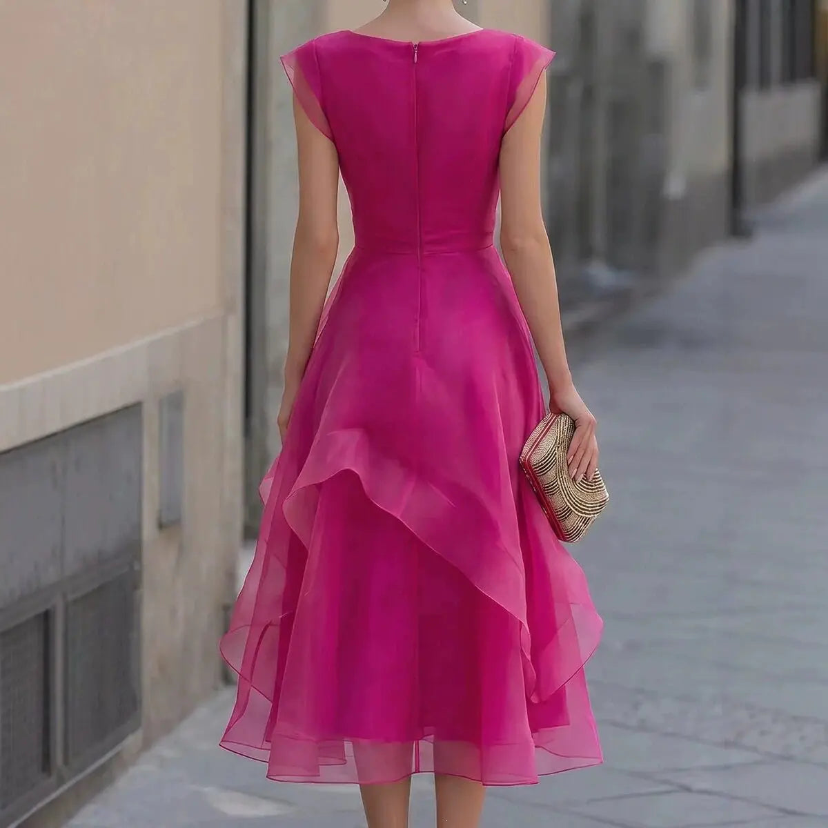 Kristine Organza Wedding Guest Dress