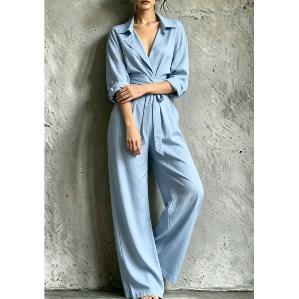 Aveline Tailored Wide Leg Jumpsuit