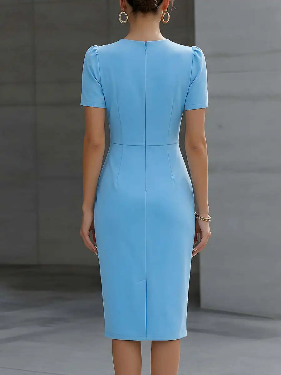 Cordella Waist Cinched Midi Dress