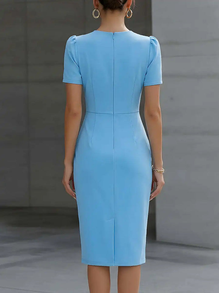 Cordella Waist Cinched Midi Dress