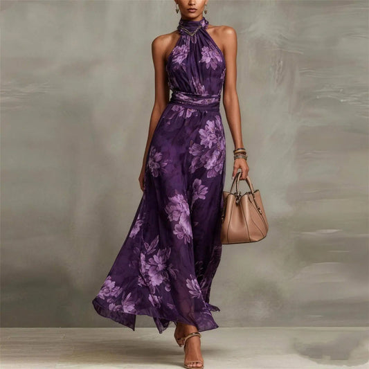 Monroe Floral Maxi Wedding Guest Dress