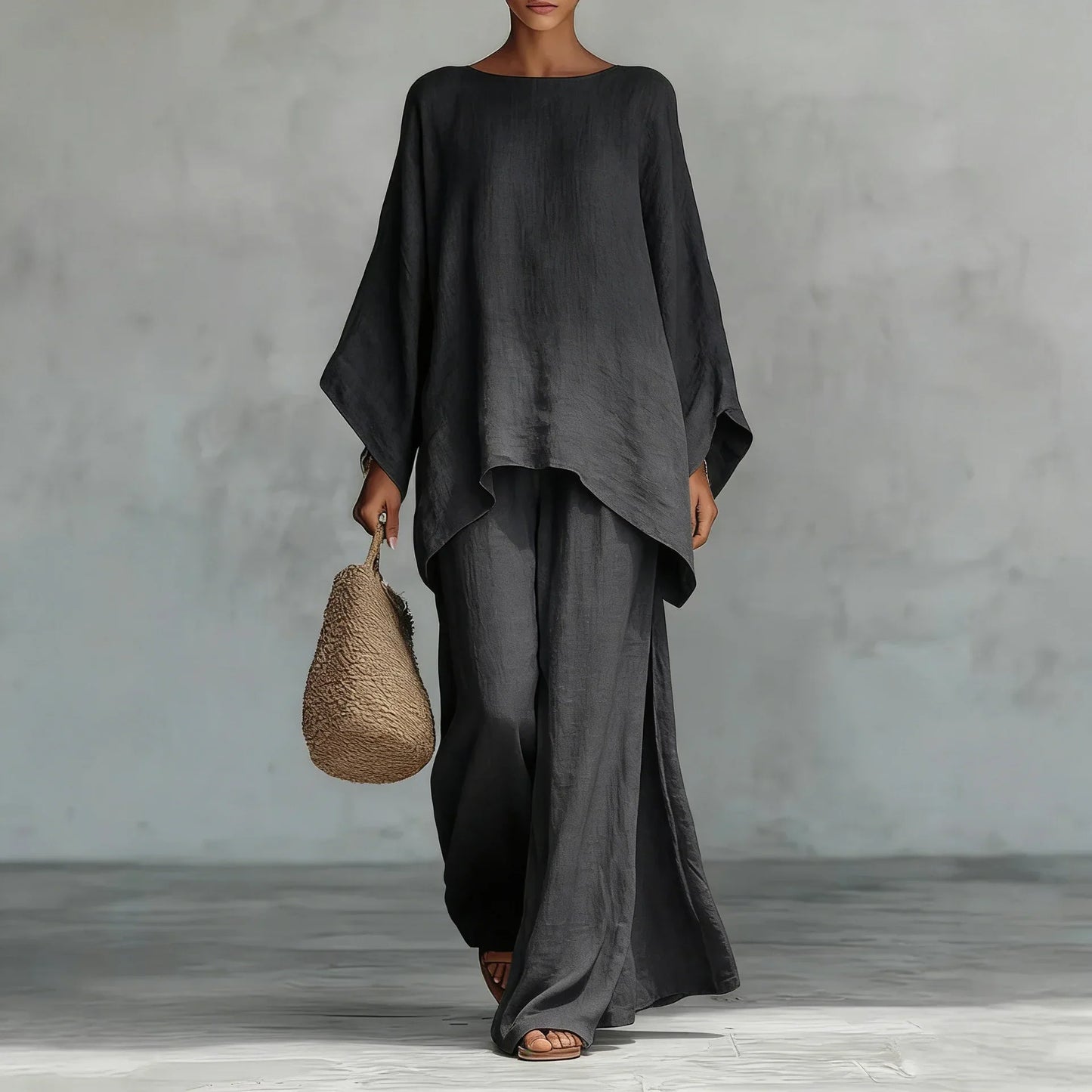 Serena Linen Two Piece Set