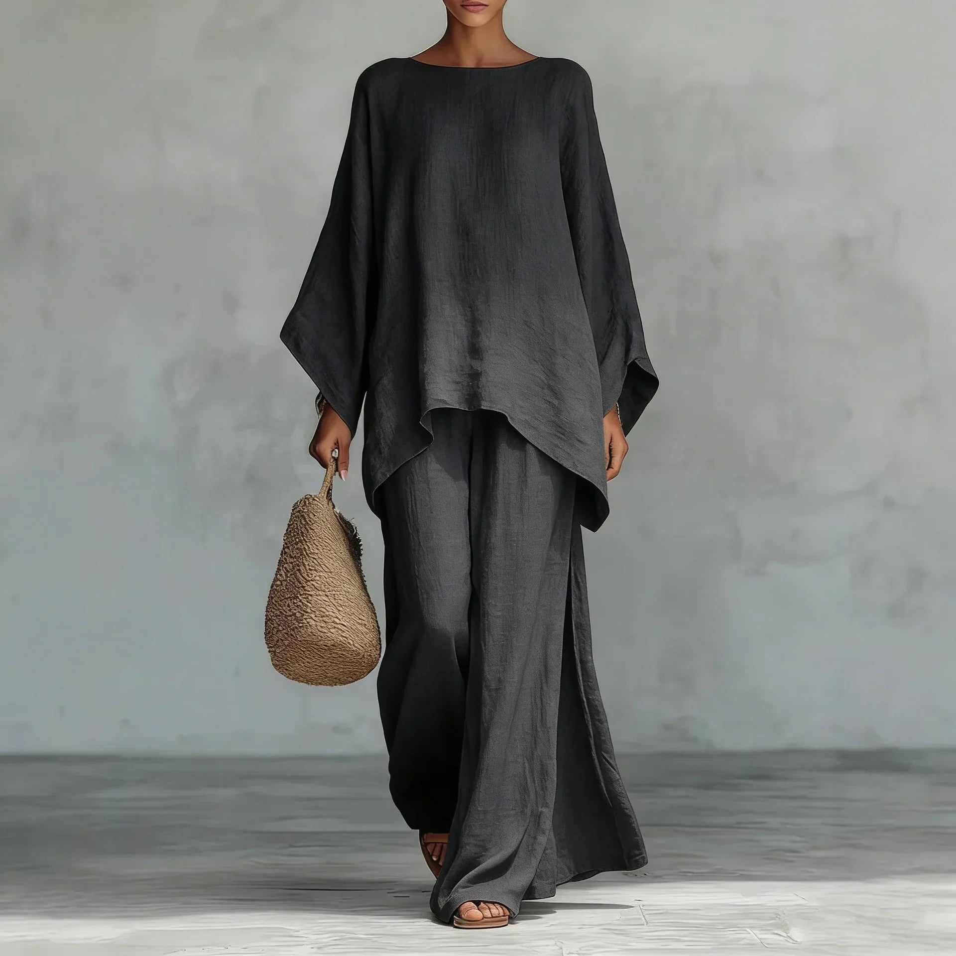 Serena Linen Two Piece Set