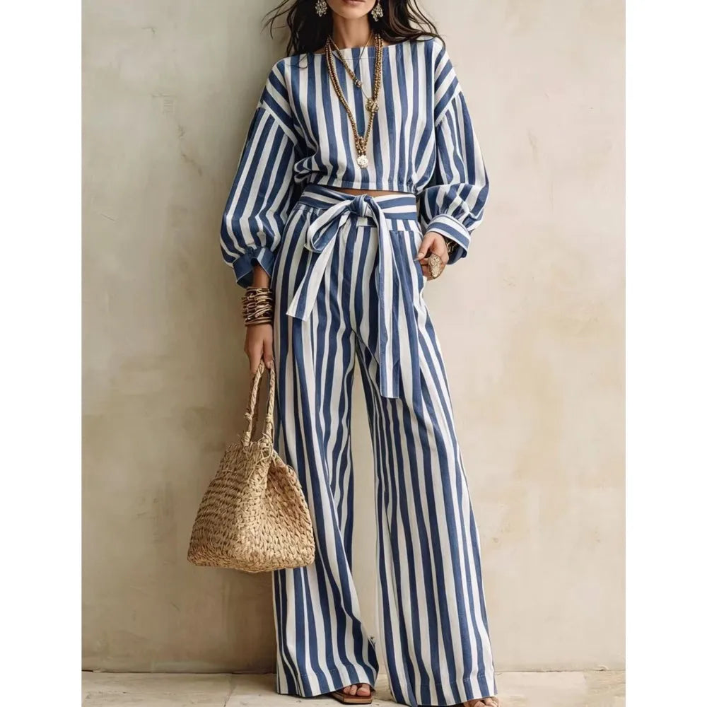 Wyonna Striped Matching Set