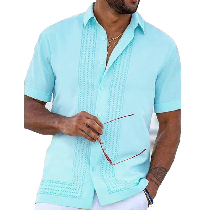 Hendrix Embroidered Button Down Shirt