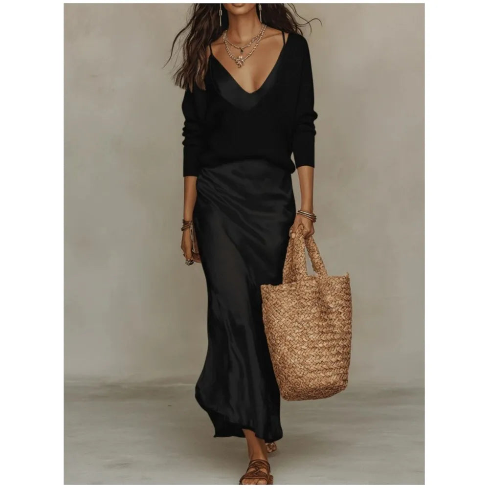 Adele Silk Skirt Set