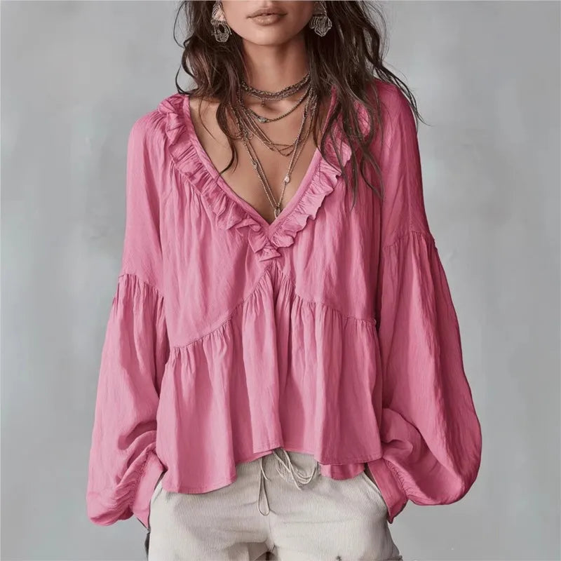 Delany Ruffle Blouse