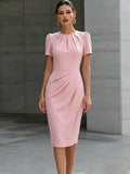 Cordella Waist Cinched Midi Dress