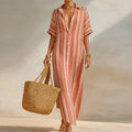 Cersei Linen Long Shirt Dress