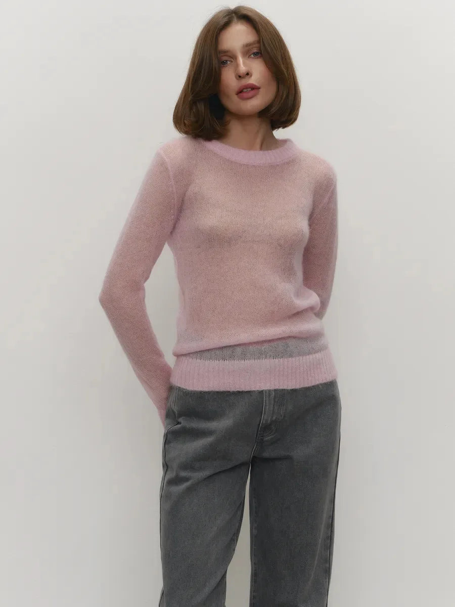 Luciana Mohair Knit Sweater