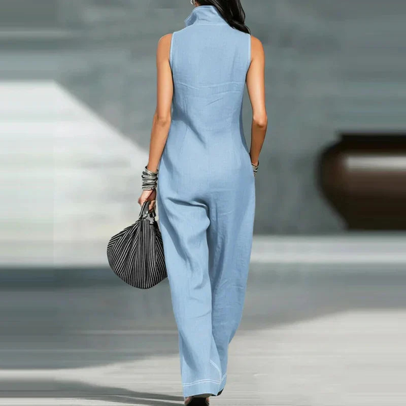 Winnie Sleeveless Wide Leg Jumpsuit