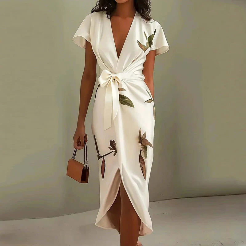 Amanda Tie Waist Midi Dress