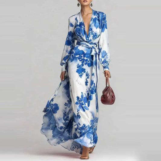 Eleanor Floral Chiffon Maxi Dress
