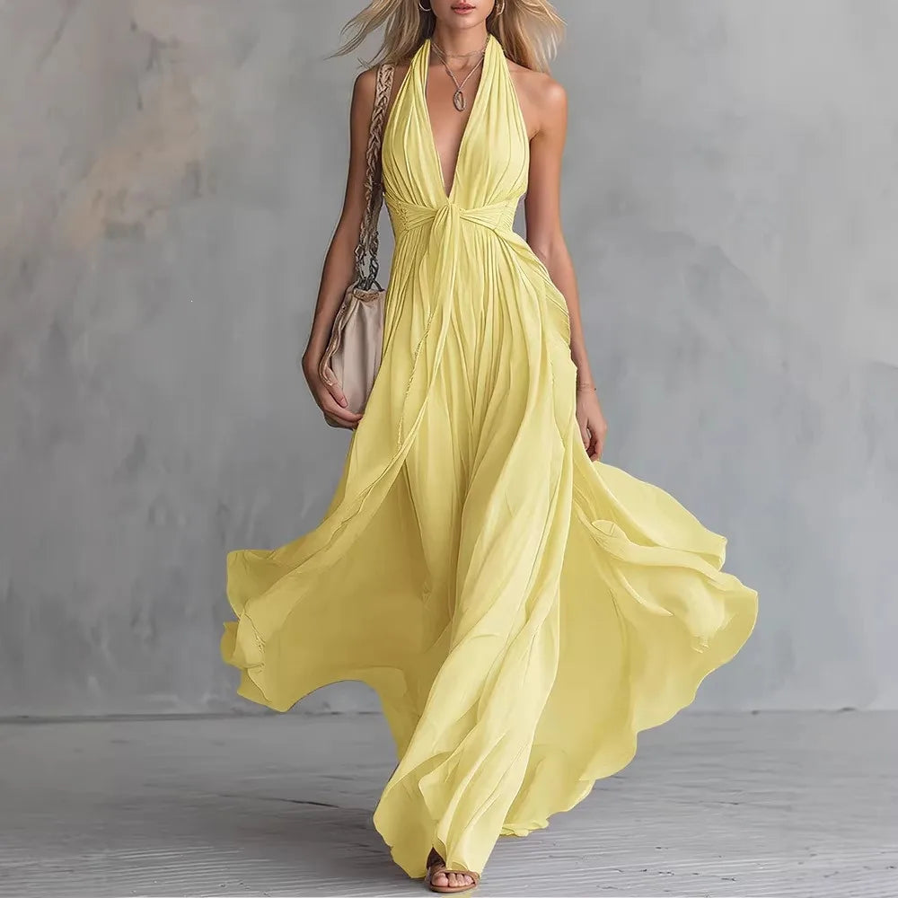 Vienna Flowy Evening Dress