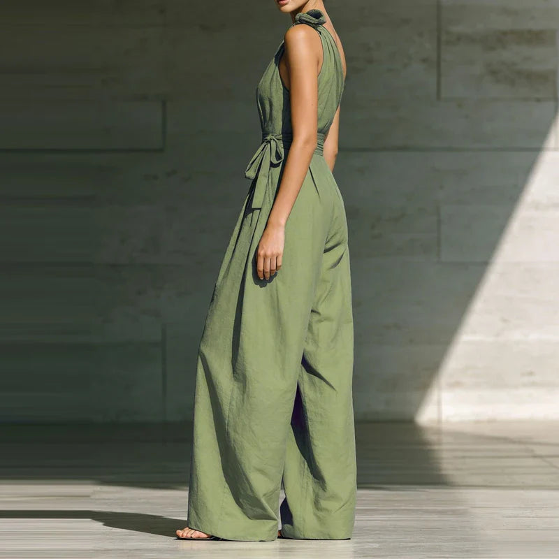 Priscilla Wide Leg Summer Jumpsuit