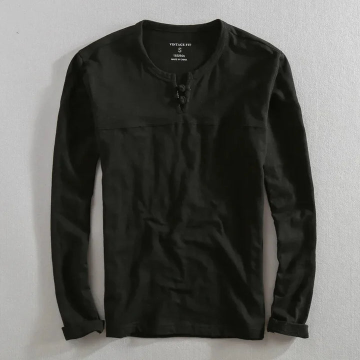 Bronx Long Sleeve Henley Shirt